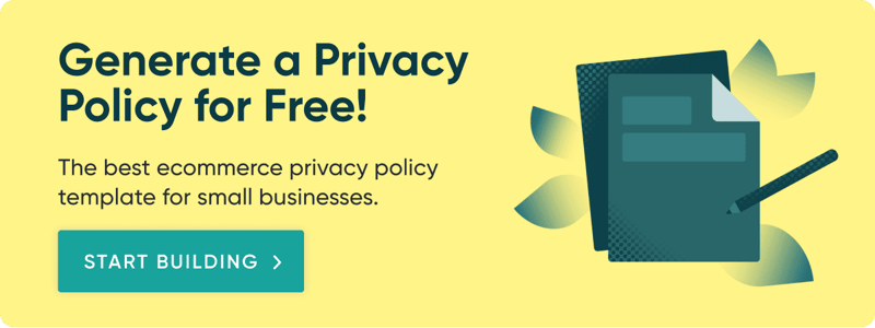 Shopify Privacy Policy Template