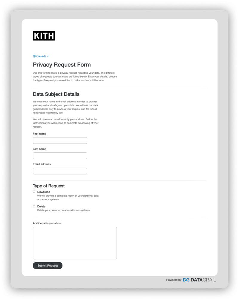 DSAR - KITH