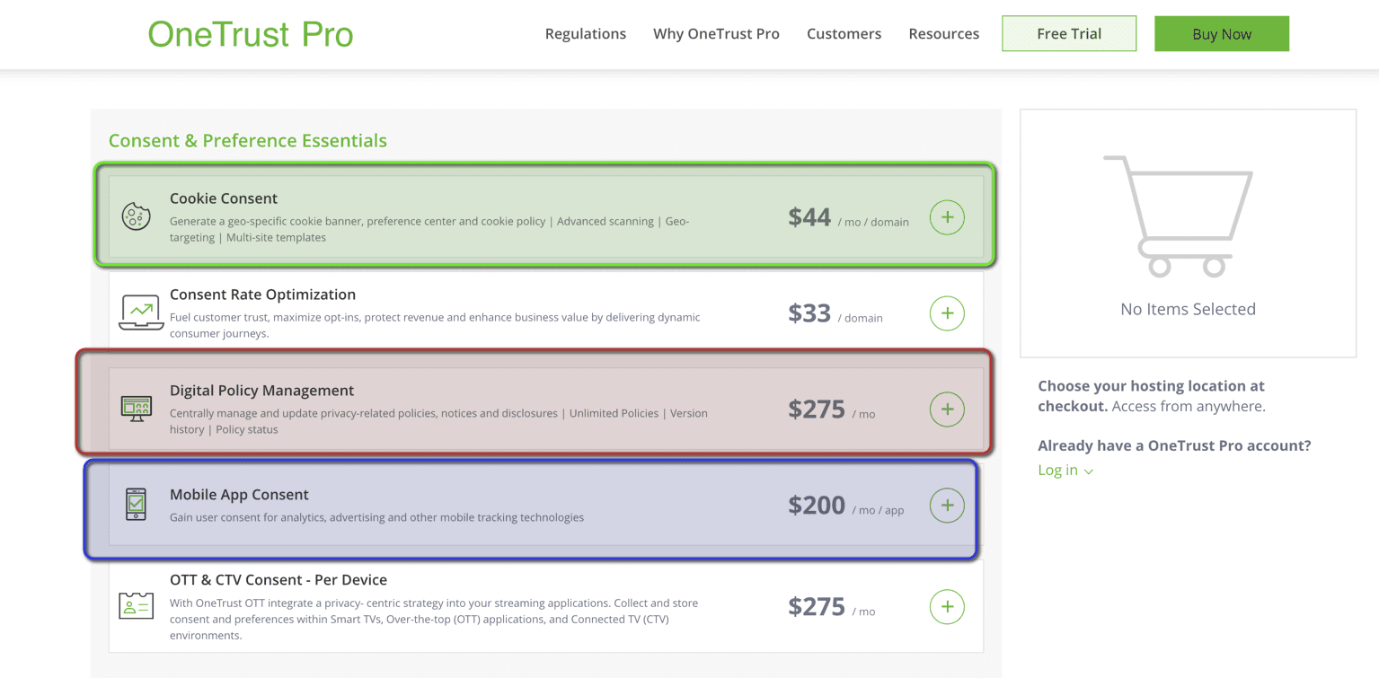 Consent & Preference Management Solution - OneTrust Pro