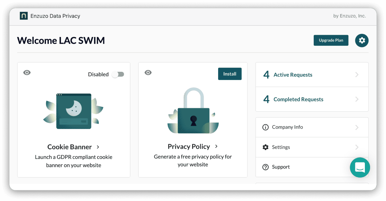 LAC swim dashboard