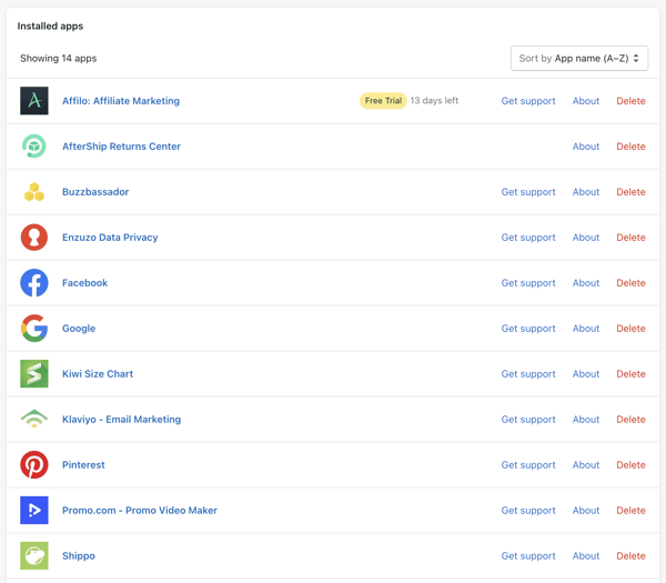 third party shopify apps