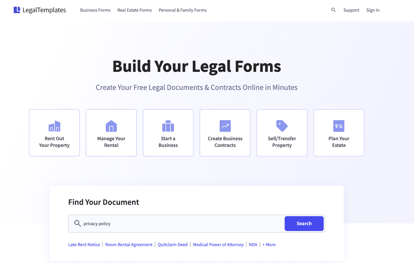 Legal Templates