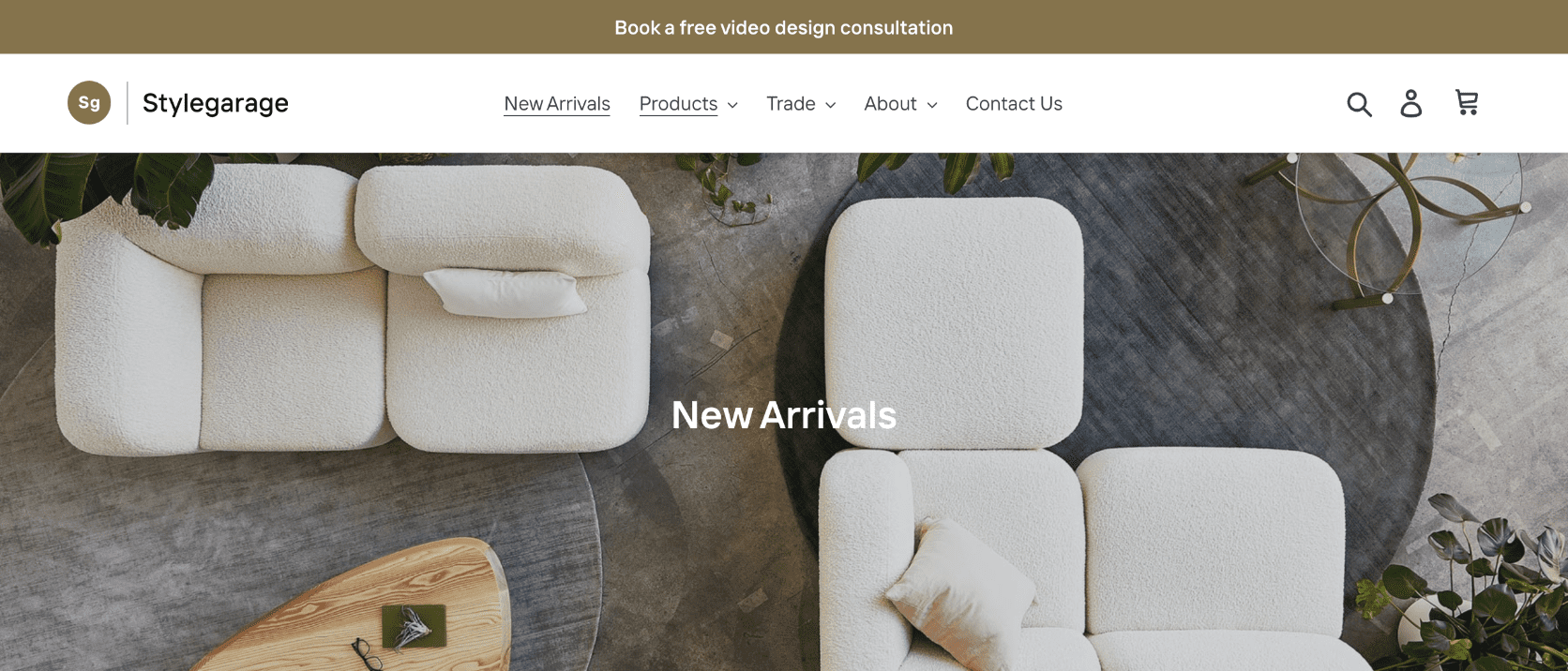 Style Garge on Debut Theme
