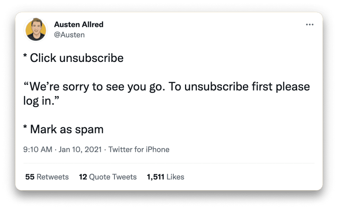 Funny Unsubscribe Meme