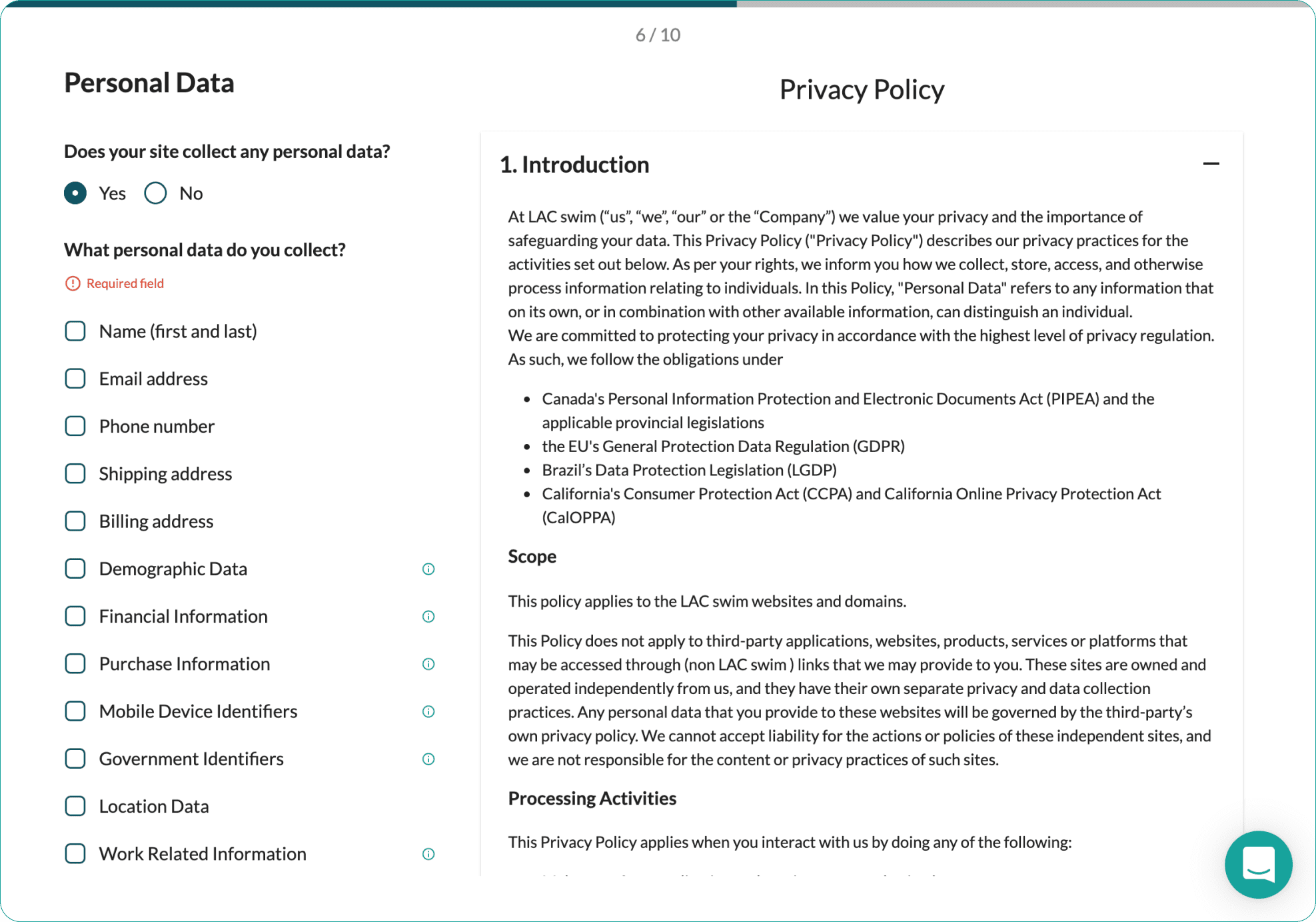 Free Privacy Policy Generator 