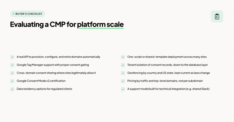 cmp evaluation