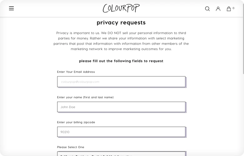 colorpop-do-not-sell