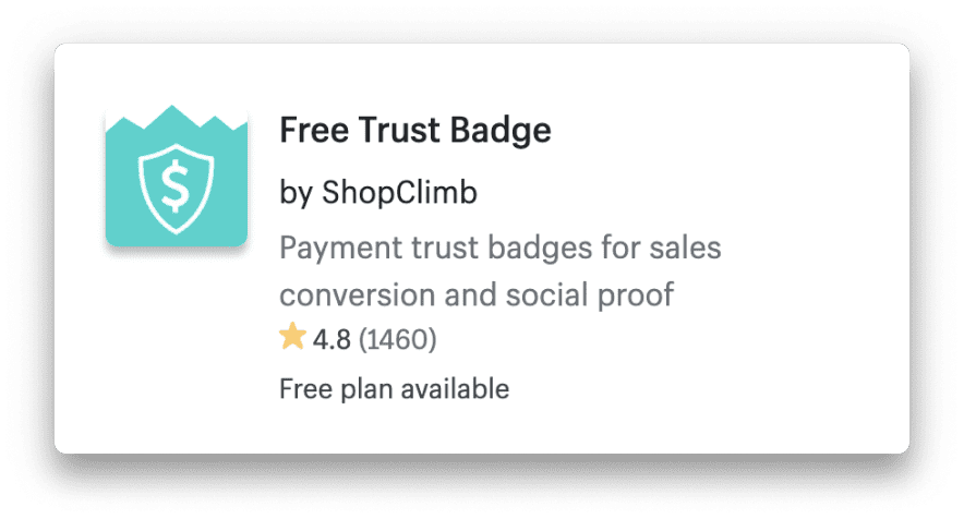 free trust badge