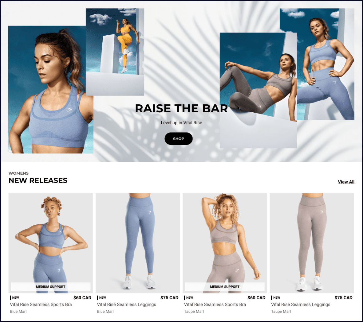 GymShark Privacy and Accessibility Shopify Plus