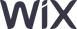 a black coloured logo of the company Wix.