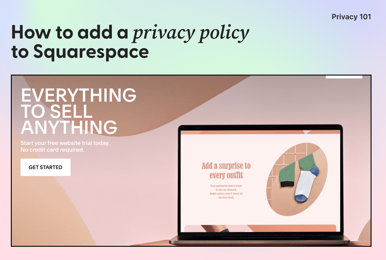 how to add a privacy policy to squarespace