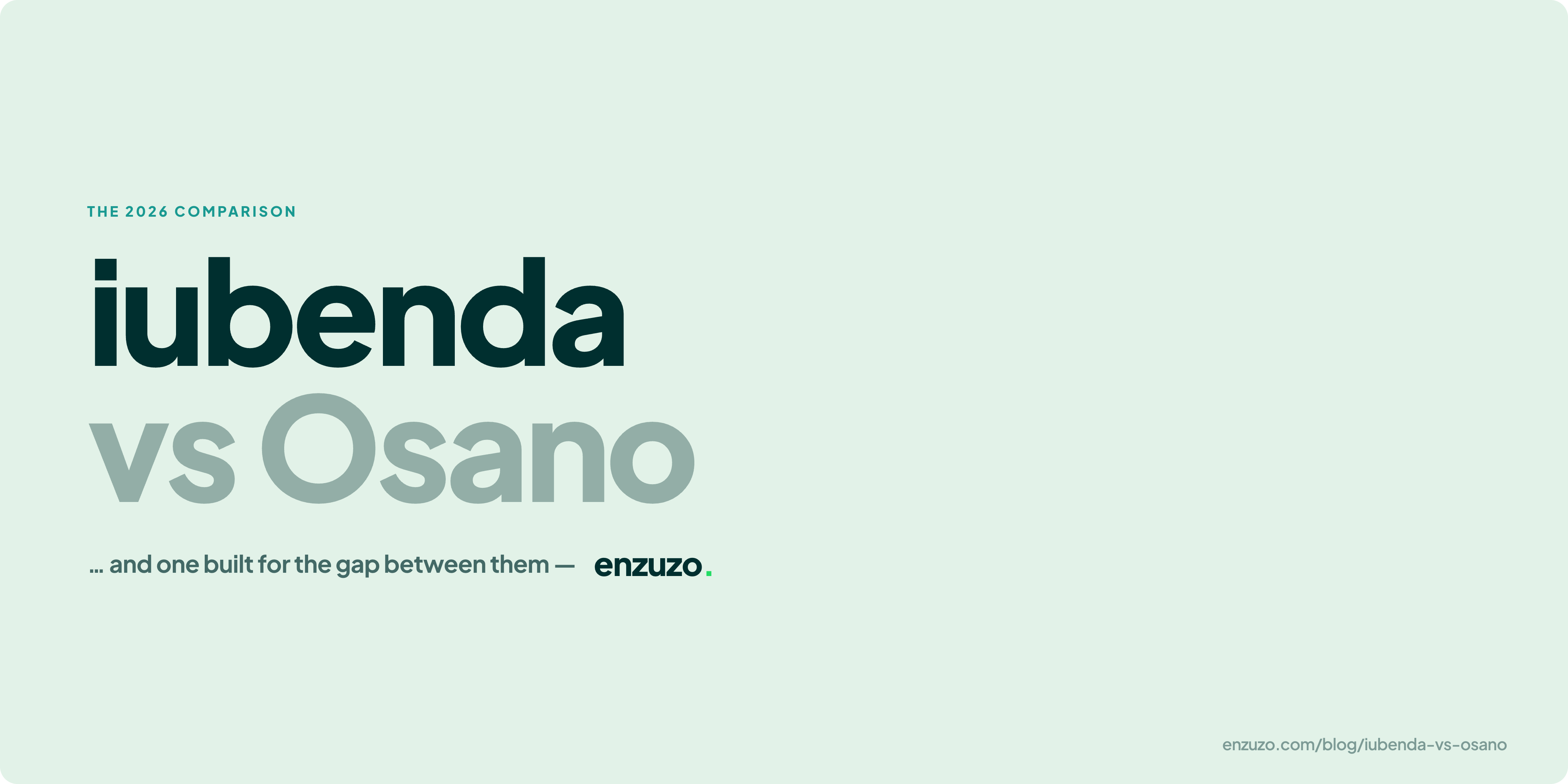 iubenda vs Osano