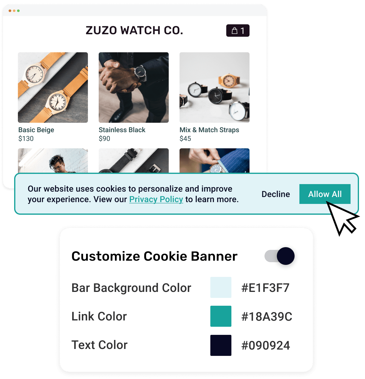 Cookie Banner