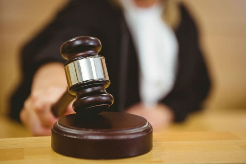 A gavel