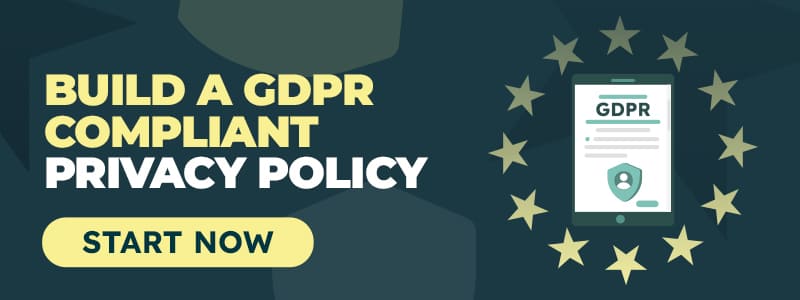 gdpr privacy policy