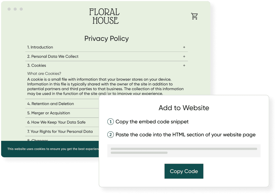sample privacy policy