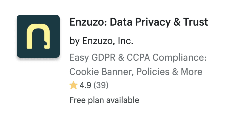 Enzuzo: Data Privacy & Trust