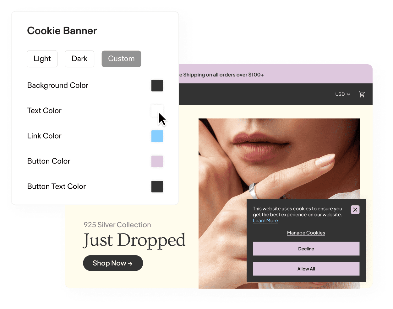 cookie-banner-custom