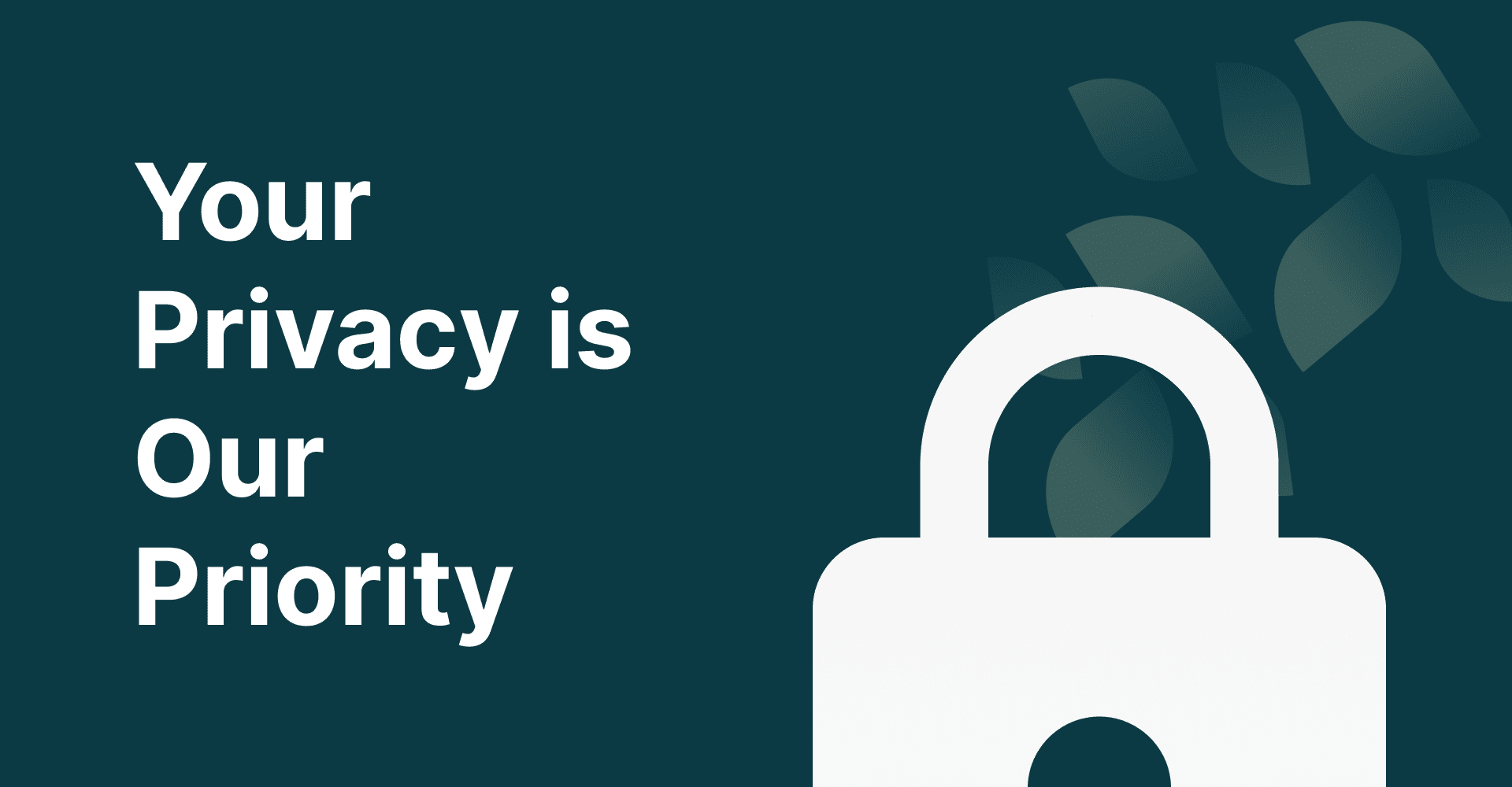 your privacy is our priority