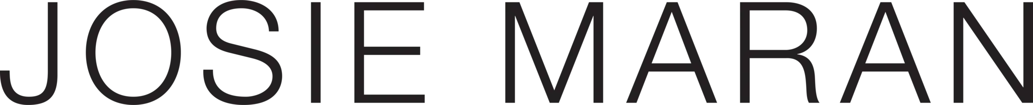 Josie Maran logo.